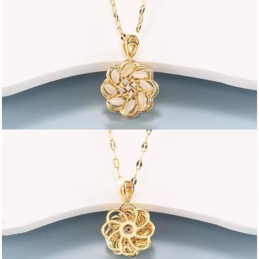 Blooming Elegance Rotating Pendant