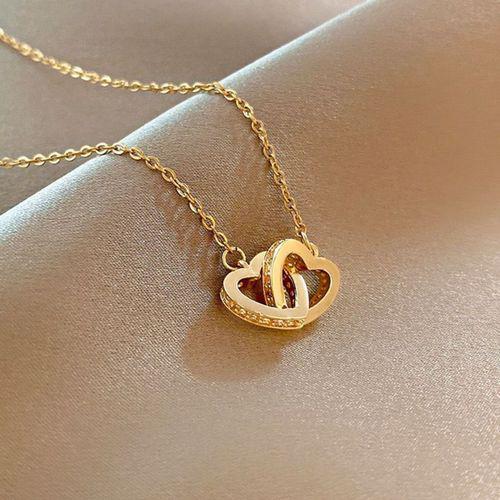 Interlocked Hearts Necklace
