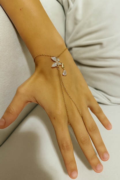 Butterfly Glow Hand Chain