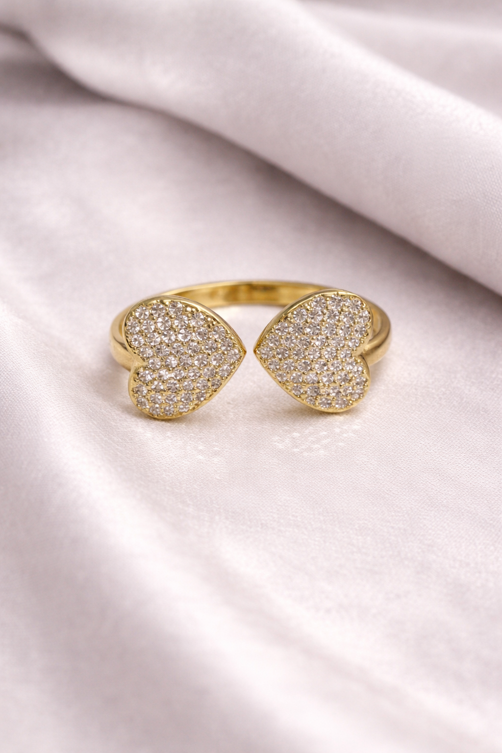 Double Heart Ring Bundle