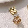 Radiant Petal Rotatable Earrings