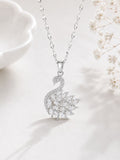 Crystal Swan Necklace