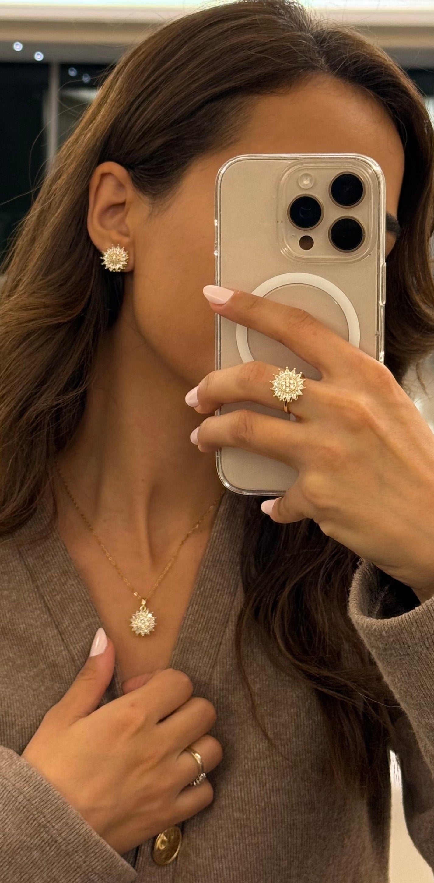 Spinning Bloom 3- Piece Gold Set