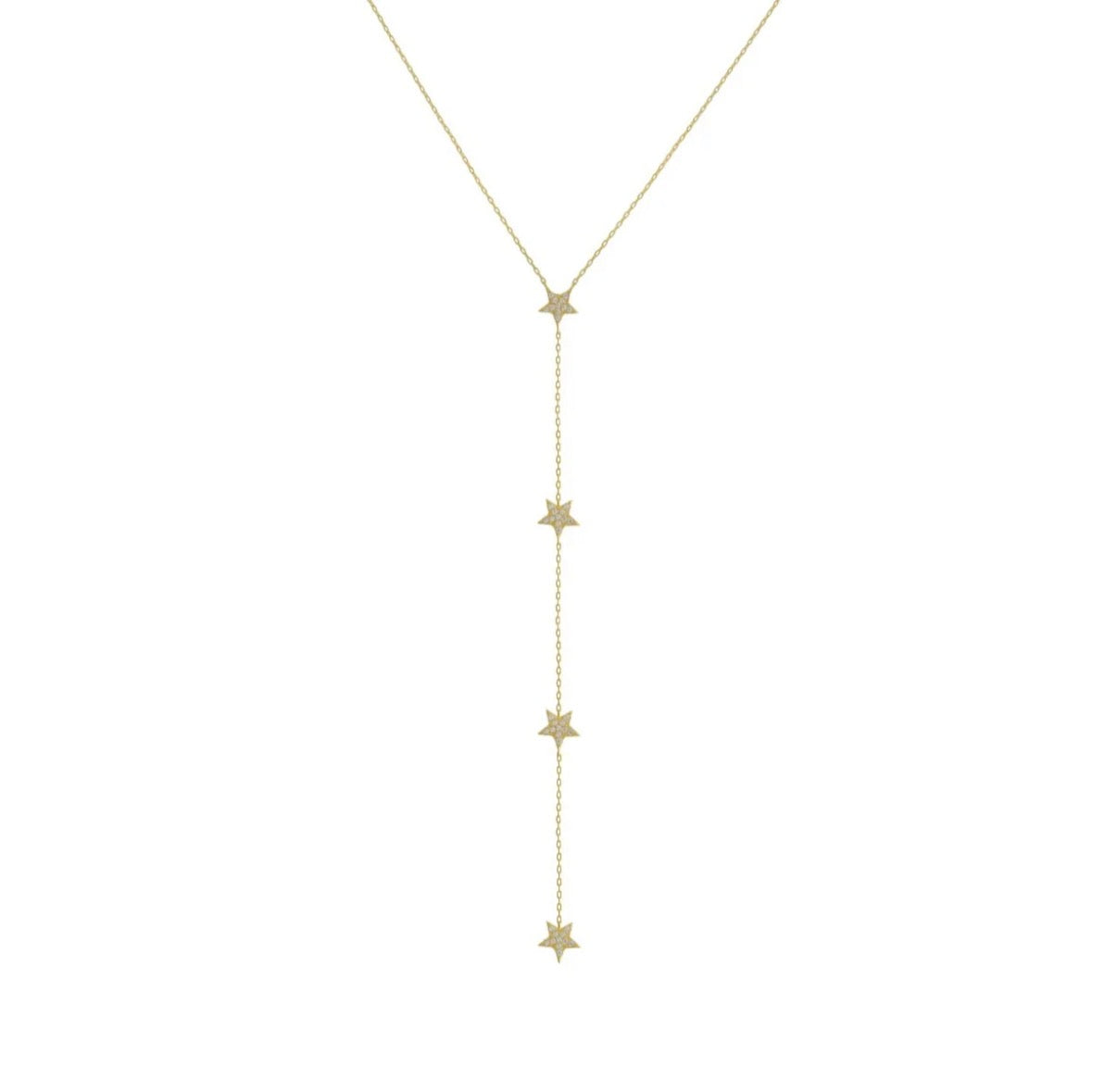Dainty Droplet Charm Y-Necklace