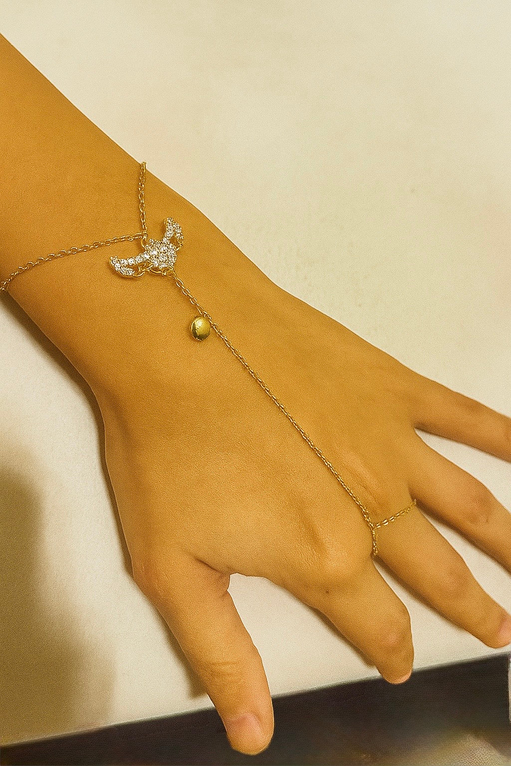 Wings of Grace Hand Chain