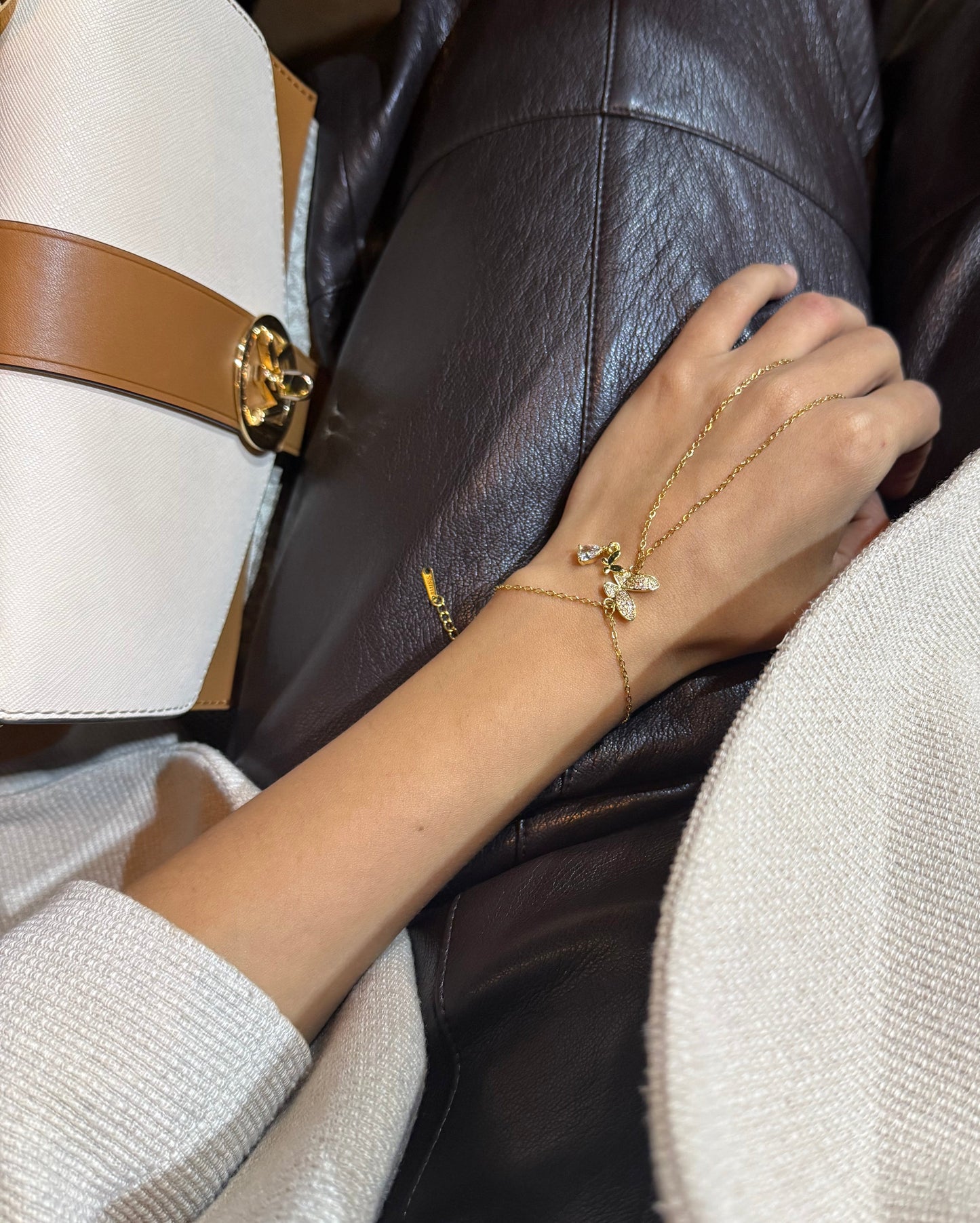 Butterfly Glow Hand Chain