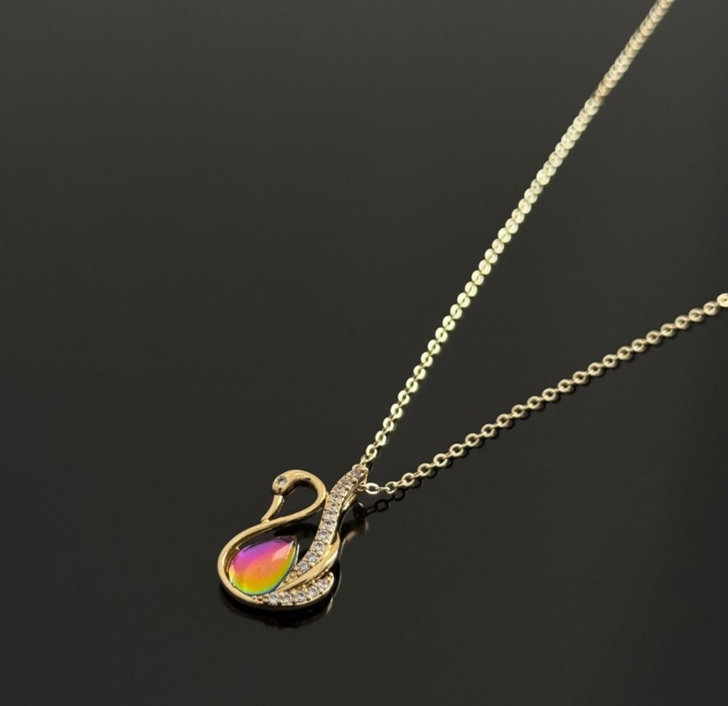 Aurora Swan Necklace
