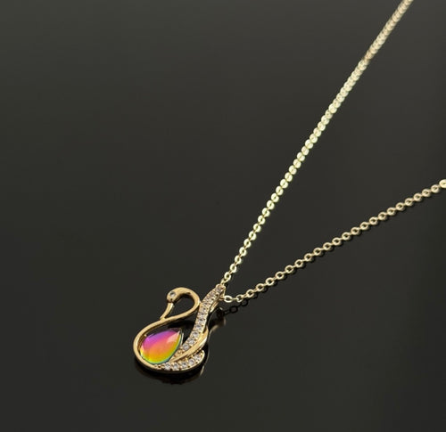 Aurora Swan Necklace