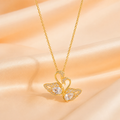 Twin Swans Necklace