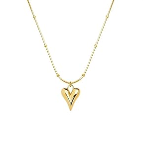 Bold Heart Pendant Necklace