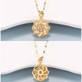 Blooming Elegance Rotating Pendant