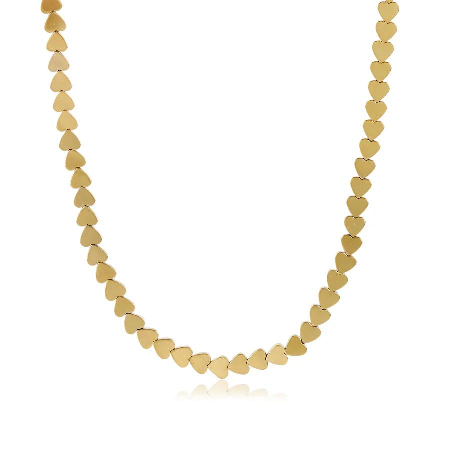 Golden Hearts Chain Necklace