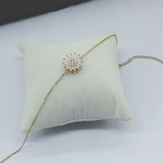 Spinning Bloom Rotatable Bracelet