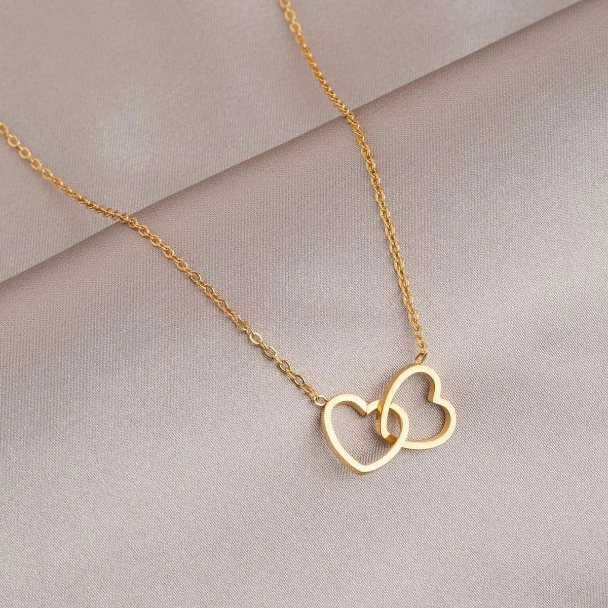 Forever Linked Hearts Necklace