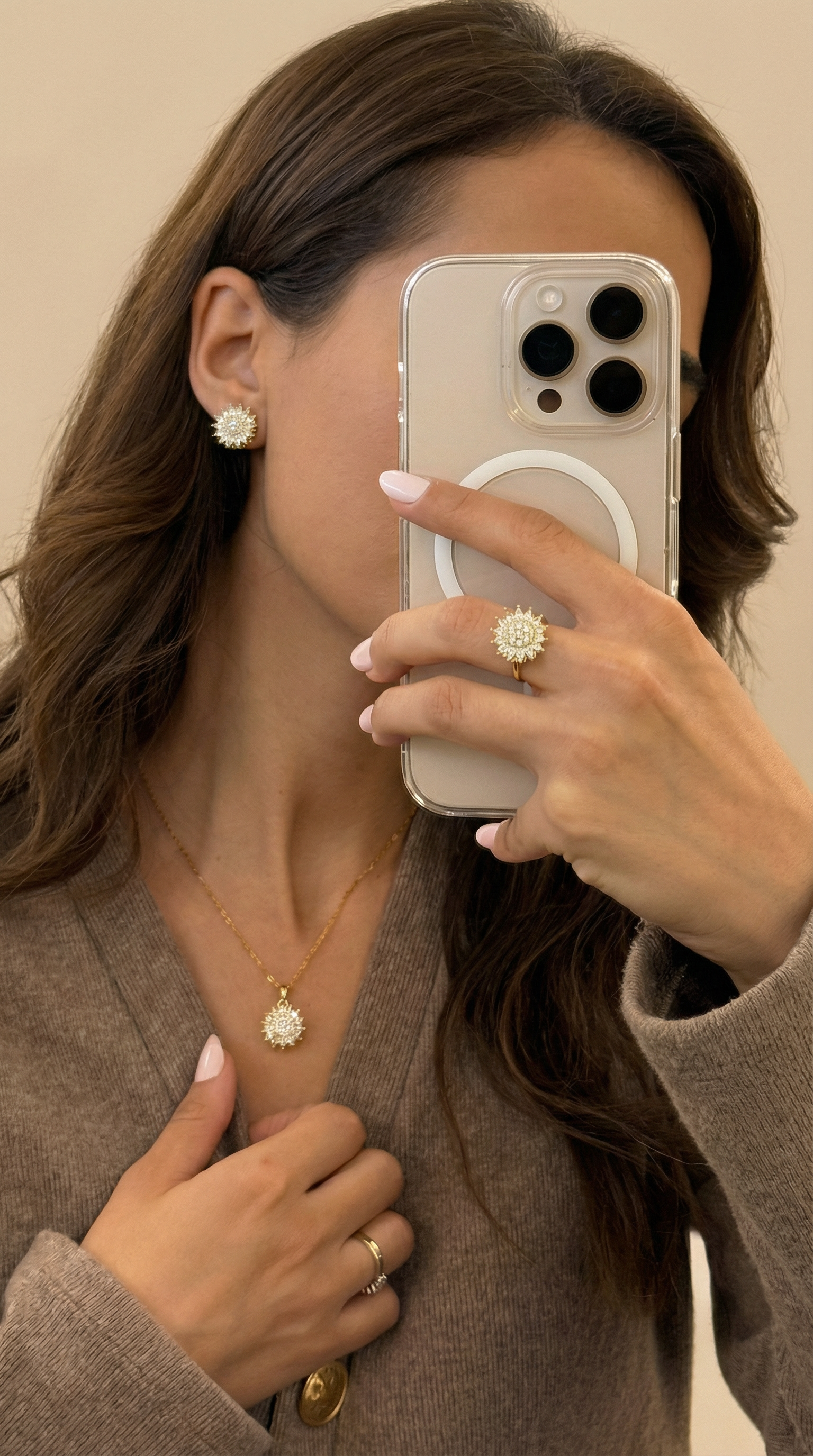 Spinning Bloom 3- Piece Gold Set